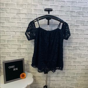xhilaration navy blouse